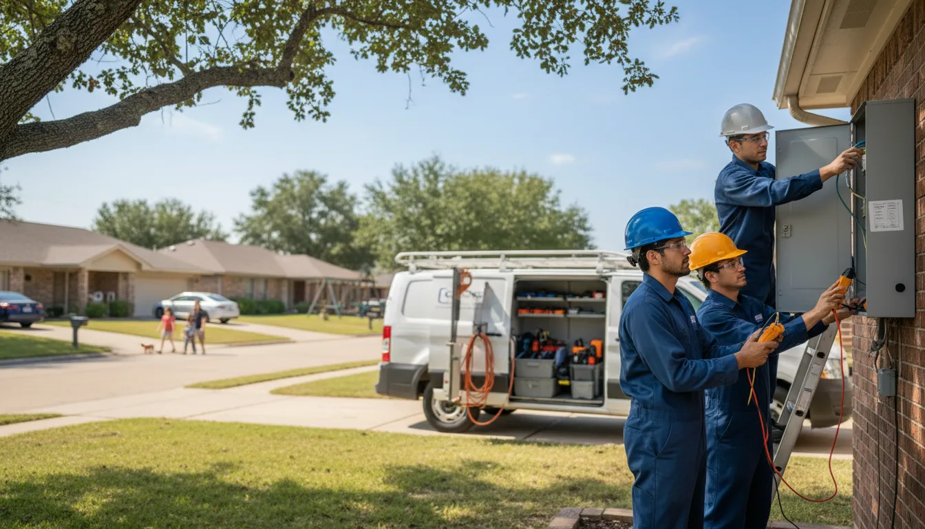 Certified electrician providing emergency electrical services in Davis, SD